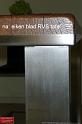 na eiken blad RVS tafel